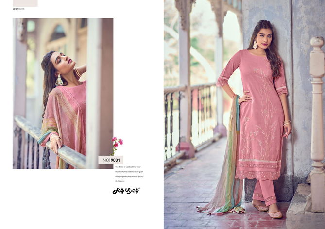 Basant By Jay Vijay Embroidery Linen Printed Designer Salwar Suits Wholesale Price In Surat